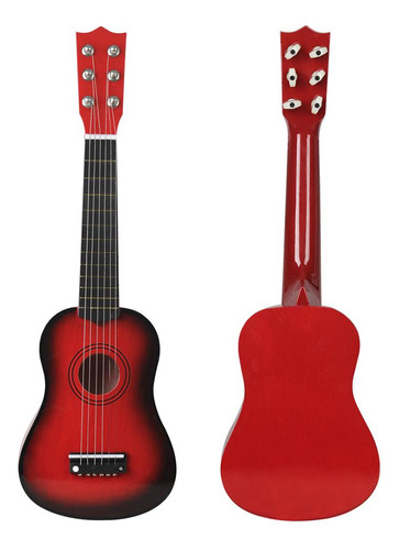 Instrumento Musical De Guitarra Acústica Rojo02 Rojo02