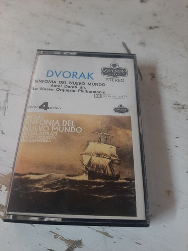 Cassette Casete Dvorak Sinfonias Del Nuevo Mundo. Antal Dora