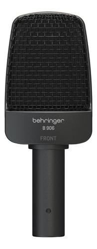 Behringer B 906 Micrófono Dinámico Supercardioide Instrument Color Negro