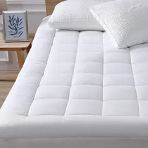 Comprar Cubre Colchón Acolchonado 300 Hilos Queen Teletiendauy