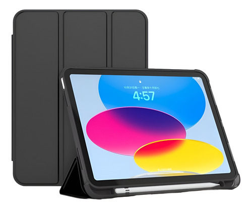 Capa Smart P/ iPad 10.9 10ª Geração A2696 C/ Suporte Caneta