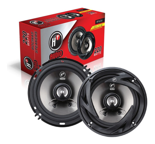 Bocina Para Auto 6x5 Puerta Hf654 Audio Slim 220w Envio Gra 