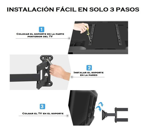 Imagen 9 de 10 de Rack Soporte Móvil Plegable Tv Led, Smart ¡100 % De Fábrica!