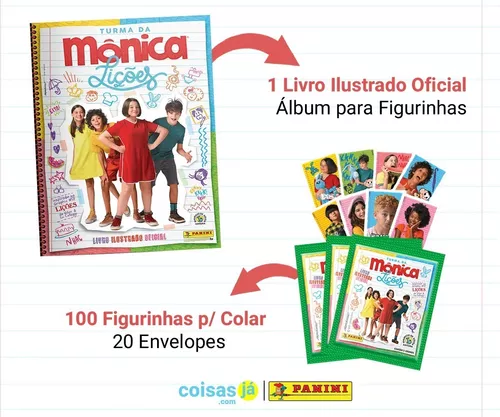 Album De Figurinha Turma da Mônica: Lições - PANINI - Álbum de Figurinhas -  Magazine Luiza