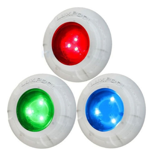 Refletor Rgb Luxpool 6w Piscina Led Cabo 20 Metros P/piscina