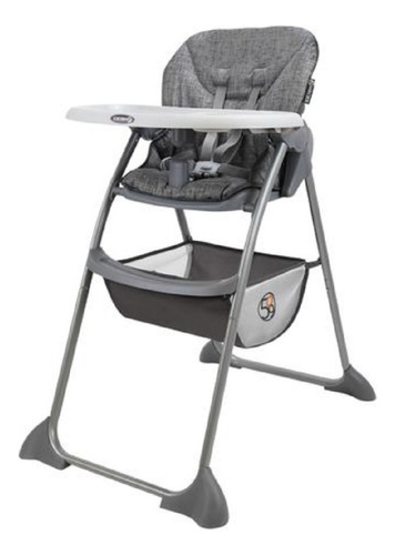 Silla Alta Para Comer Para Bebés Plegable Crew Color Gris 509 Crew Silla Alta