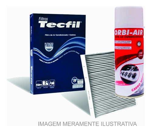 Filtro + Limpa Ar Condicionado Gol G2 G3 97 98 99 2000 2001