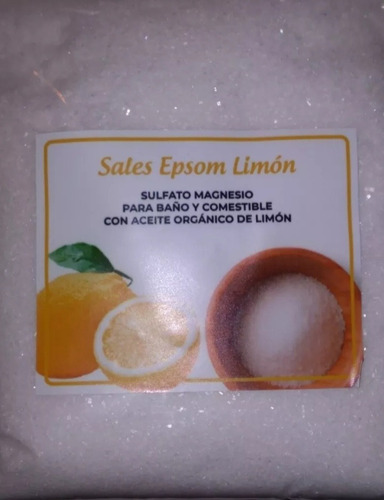 Sales De Epsom(99%) Sulfato De Magnesio. Comestible Lavanda.