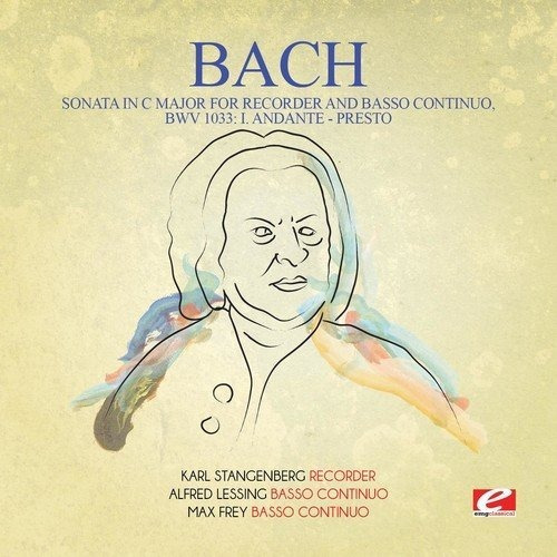 Cd J.s. Bach Sonata In C Major, Bwv 1033 I. Andante - Prest