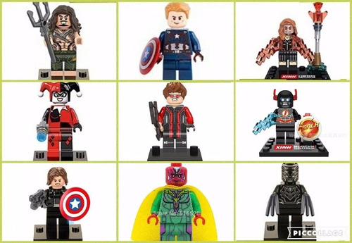 6 Legos Surtidos Marvel Dc Militares Lego Nuevos