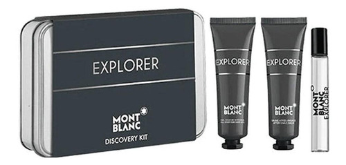 Kit Miniatura Mont Blanc Explorer Edp 7ml Discovery Perfume