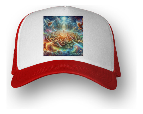 Gorra  Laberinto Sueños Dragon Leon Colores M2