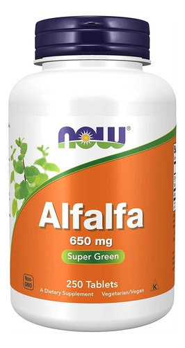 Suplementos Alfalfa 650 Mg Fuente De Vit - L a $416