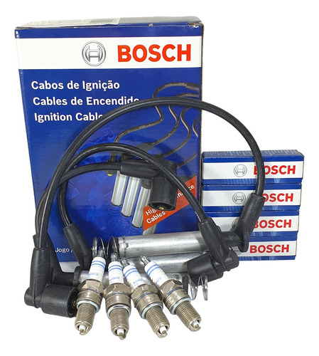 Cables Y Bujias Suzuki Fun 1.4  8v. Apto Gnc Bosch 