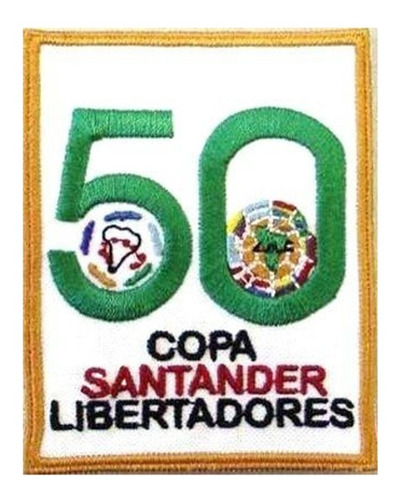 Parche Bordado 50 Capa Santander Libertadores