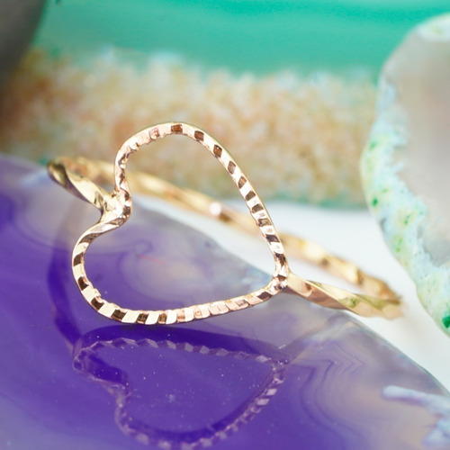 Anillos Compromiso Oro 18k Corazon Joyeria Trenzado Lujo