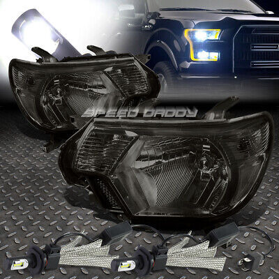 Smoked Housing Headlight+clear Corner+6000k White Led Sy Oad