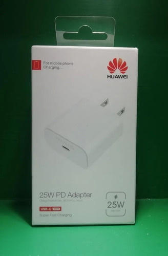 Adaptador De Carga Huawei 25w Usb-c Carga Super Rápida Itech