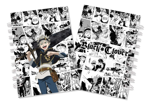 Libreta Notas A6 100 Hojas Black Clover Asta