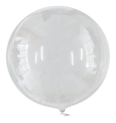 Globo Burbuja De 24   Bobo Azul Con 10pzs