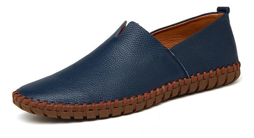 Zapatos Casual Hombre Cuero Suave Mocasines