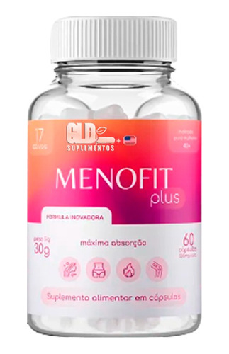 Suplemento em cápsula Crib Suplementos  Premium Menofit plus vitaminas Menofit plus em pote de 30mL 60 un