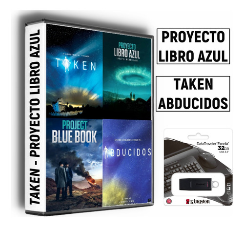 Series Taken - Abducidos - Proyecto Libro Azul En Usb