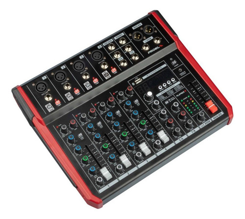 Mezcladora Proel 10 Canales Usb Bluetooth Y Fx Profesional