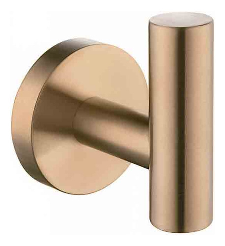 Cabide De Inox Com Gancho Para Banheiro Rose Gold Escovado