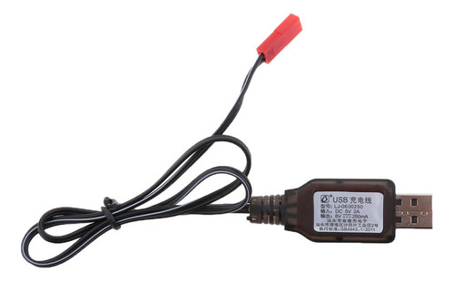 B 5piece 6v Usb A Jst2p Enchufe Ni-mh / Ni-cd Cable De Carga