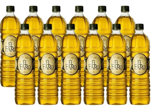 Aceite Oliva Extra Virgen Comestible El Faro X 12 Litros 