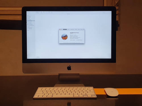 iMac 21.5-inch 2,7 Ghz Intel Core I5 8gb 1tb Late 2012