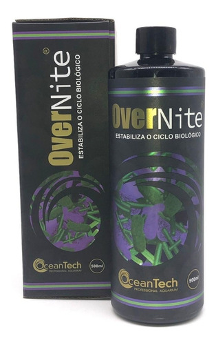 Ativador Biológico Ocean Tech Over Nite 500ml (até 3.300 L)