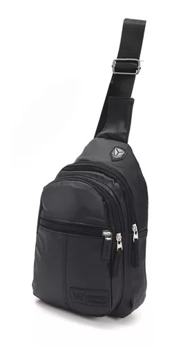 Mochila Bandolera Hombre Cruzada Tela Wanderlust Importada