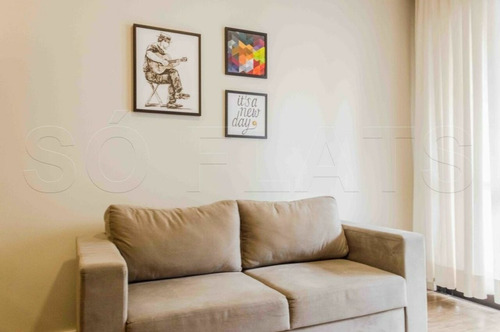 Imagem 4 de 15 de No Jardim Paulista, Maravilhoso Flat Mobiliado E Com Vaga De Garagem! Park Avenue. - Sf34843