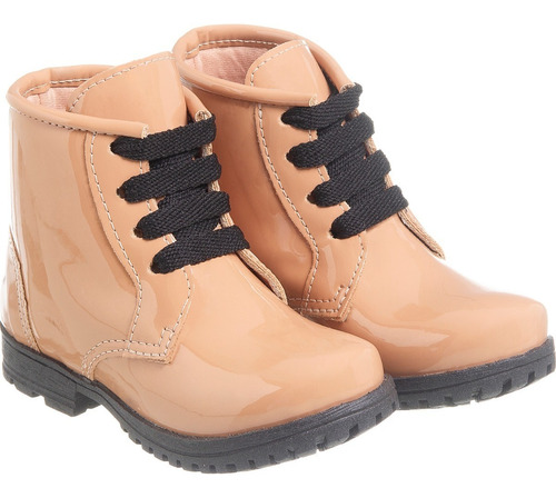 Coturno Bota Infantil Feminino Menina Casual Cano Curto