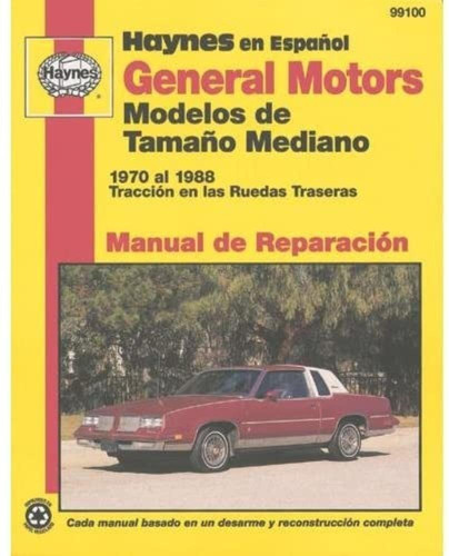 Manual Haynes Gm El Camino, Monte Carlo, Chevelle, Malibu 