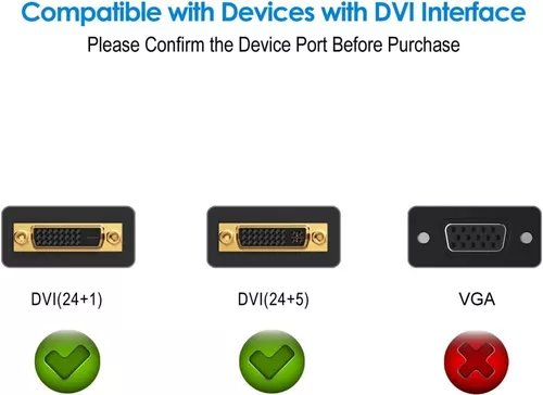 Cable DVI a HDMI Enmallado 1.5 Metros 24 + 1 Pines Enmallado