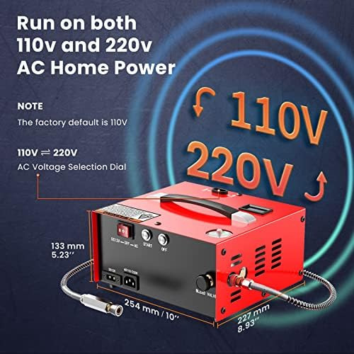 Gx Pump Cs1-i Compresor De Aire Pcp Con Adaptador De Corrien