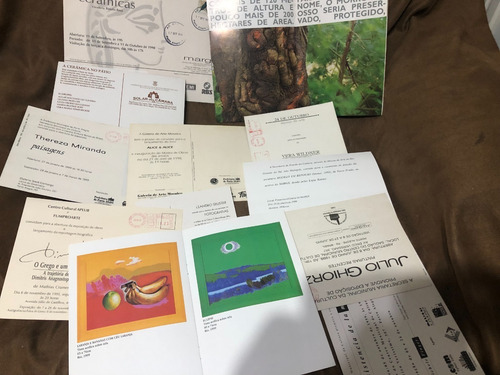 Imagem 2 de 2 de Coleção Convites Exposição Artes Década 90