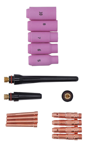 Kit De Accesorios De Soldadura Tig De 16 Piezas De Antorcha