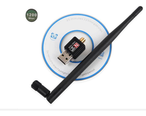 Imagen 6 de 9 de Antena Wifi Adaptador Usb 2.0 Wifi 802.11n Placa Red Wi Fi