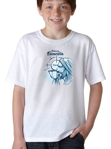 Camiseta Blusa Primeira Comunhão Eucaristia 239a