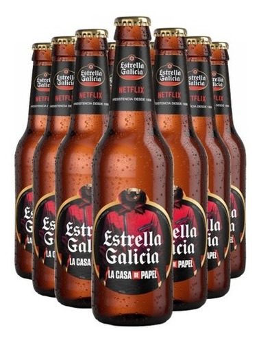 Imagen 1 de 1 de Cerveza Estrella Galicia 600ml X 12 Botellas