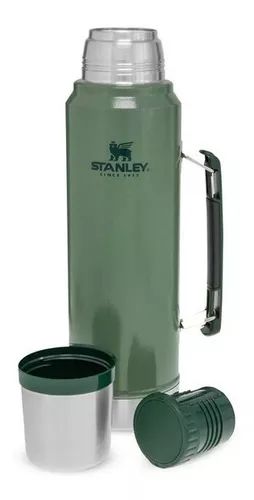 Stanley Classic Vacuum Bottle, Hammertone Green, 1.1 qt