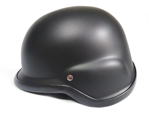 Casco De Moto Aleman Negro Brillo Hard Hay Tallas