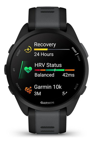 Reloj Inteligente Garmin Forerunner 165 Music, Negro Y Gris
