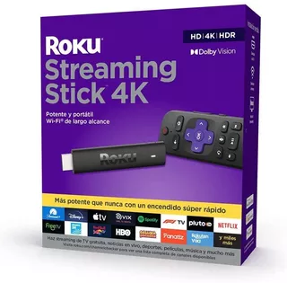 Roku Streaming Stick 4k 3820 En Negro