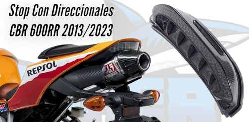 Stop Con Direccionales Honda Cbr 600rr 2013/2022