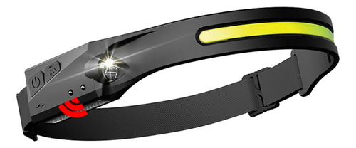 Linterna Frontal Led Cob De Inducción, 2 Unidades